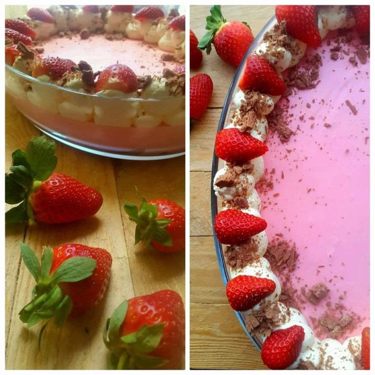 Strawberry Fridge Tart Fatima Sydow Cooks